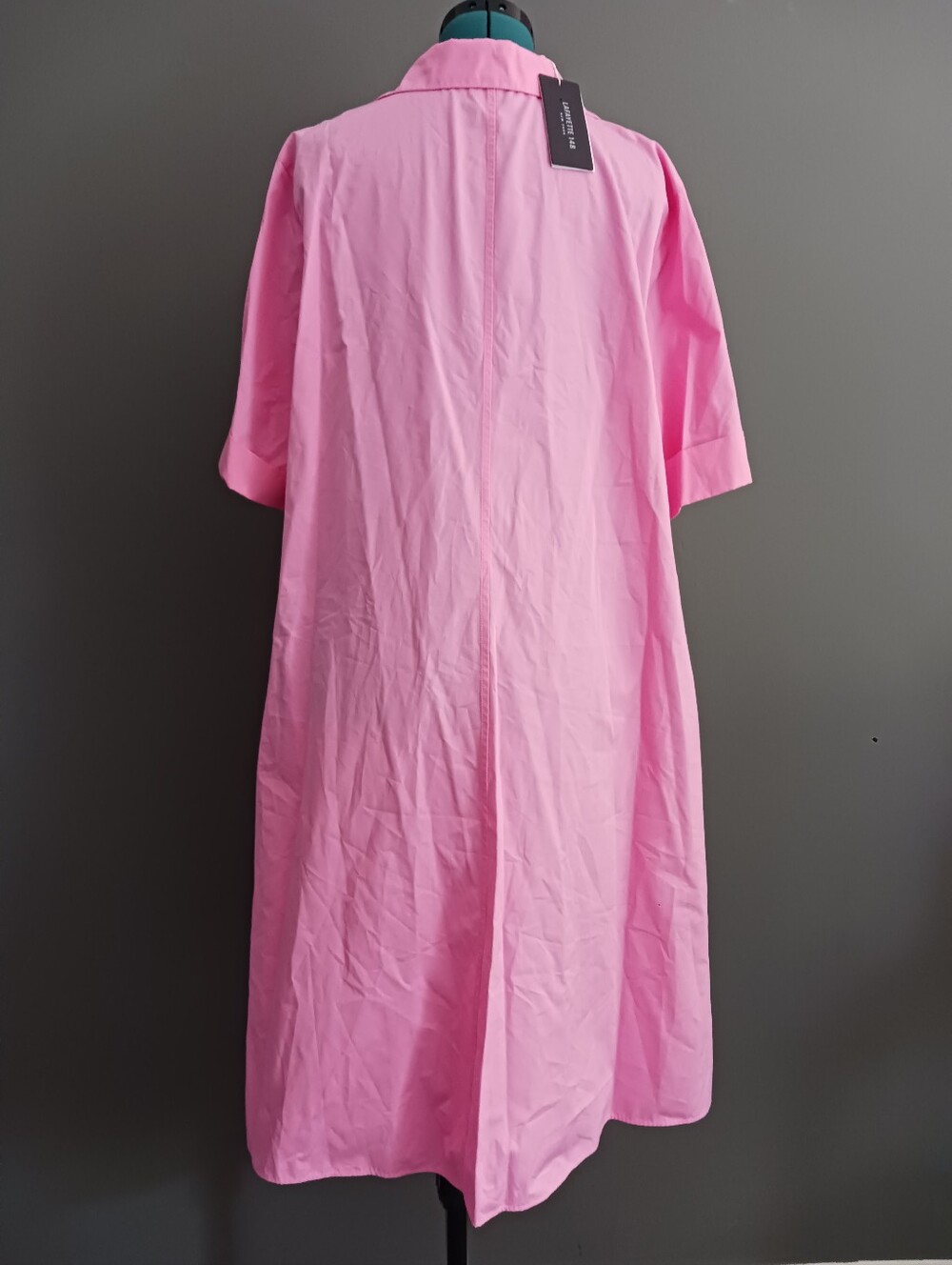 NWT Laffayete 148 Pink Madder 100% Cotton Dress Size XXL - Picture 3 of 10